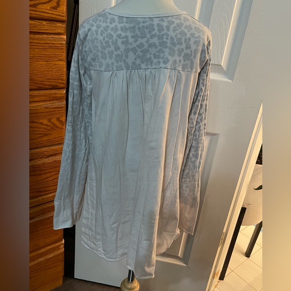 Blu by Blu Sz 14 Leopard Tunic Ivory - Picture 5 of 5
